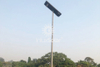 Solar Lights installed on Countryside Road in Cameroon