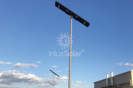 Solar Lights for Police University in Tunis