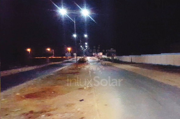 Solar Street Lights for Airport Expressway